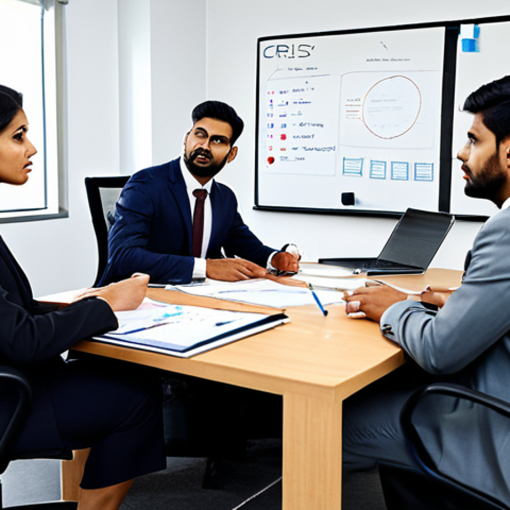 위기관리 커뮤니케이션 모델 - Crisis Communication Team Meeting**

"A diverse team of professionals, fully clothed in business att...