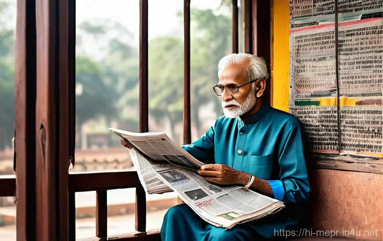 뉴스 소비 트렌드 변화 - **Prompt 1: The Evolution of News Consumption - From Paper to Pixel**
    "A visually striking split...