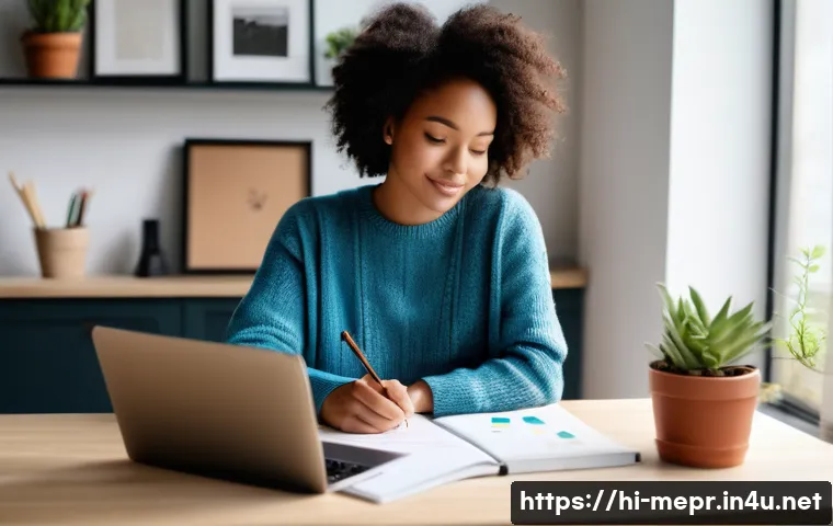 바이럴 마케팅과 PR - A diverse young female content creator, wearing comfortable yet stylish everyday clothes like jeans ...